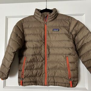 Patagonia Blue and Tan Kids Jacket